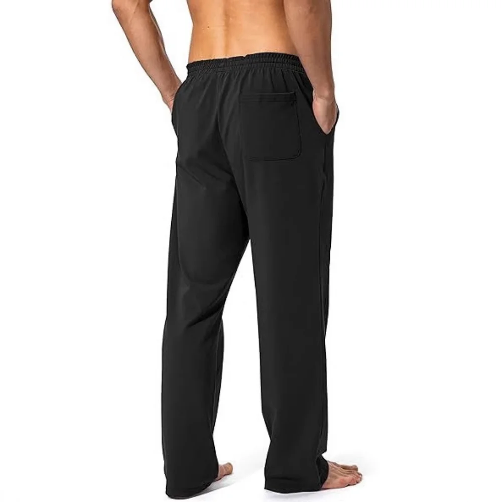 Men's Athletic Jogging Sweatpants - Elastic Fitness Training Trousers