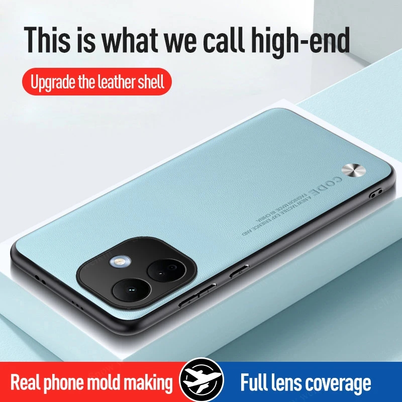 Premium PU Leather Shockproof Silicone Phone Case Cover