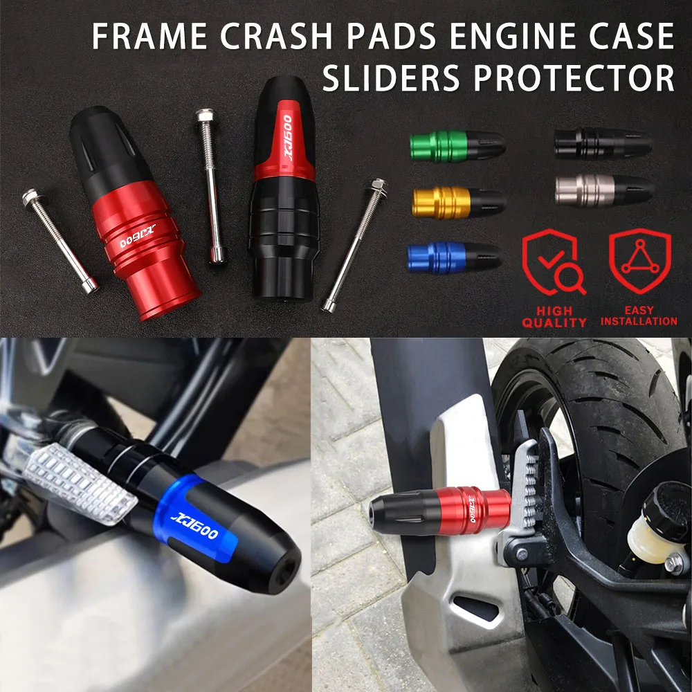 

Frame Exhaust Sliders Anti Crash Pad Protector FOR YAMAHA XJ600 N S Motorcycle Accessories Falling Protection 1995- 2003