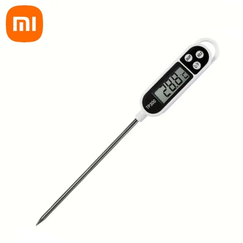 Xiaomi termômetro digital de cozinha, tipo sonda de aço inoxidável, termômetro de alimentos domésticos, tipo caneta, uso para leite, churrasco, carne, cozinhar