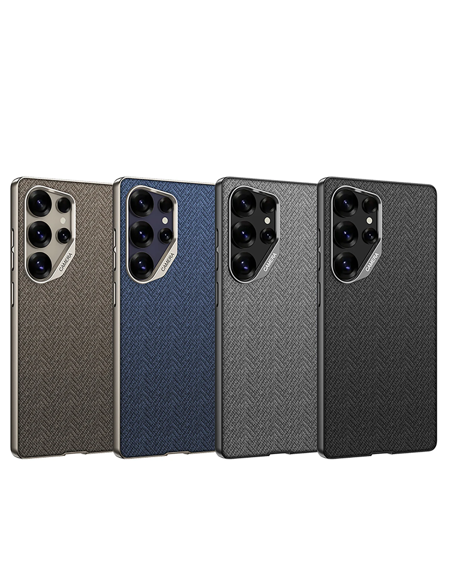 Original Case For Samsung Galaxy S25 Ultra Luxury Nylon Pattern Shockproof Matte