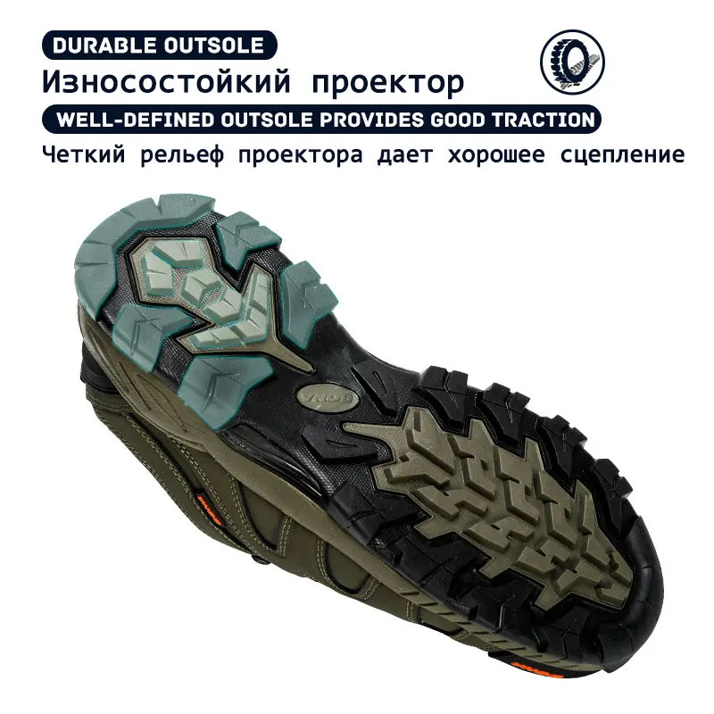 BONA Classics Style Men hiking shoes Lace Up Men Sport Shoes Outdoor Jogging Trekking Sneakers