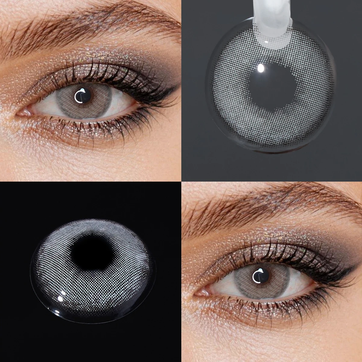Lalens Soft Blue Colored Contact Lenses - Natural Look, Half-Yearly Wear