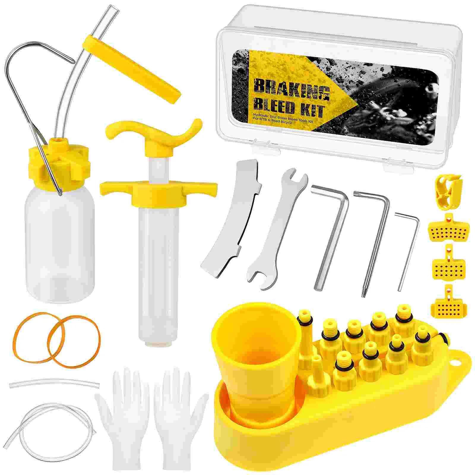 

Bicycle Oiler Bike Bleed Kit Brakes Filling Tools Professional Bleeder Oiling Mineral Bleeding Plastic