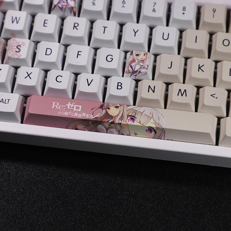 再: ゼロエミリア108キー昇華型pbt,チェリープロファイル,mxスイッチ 