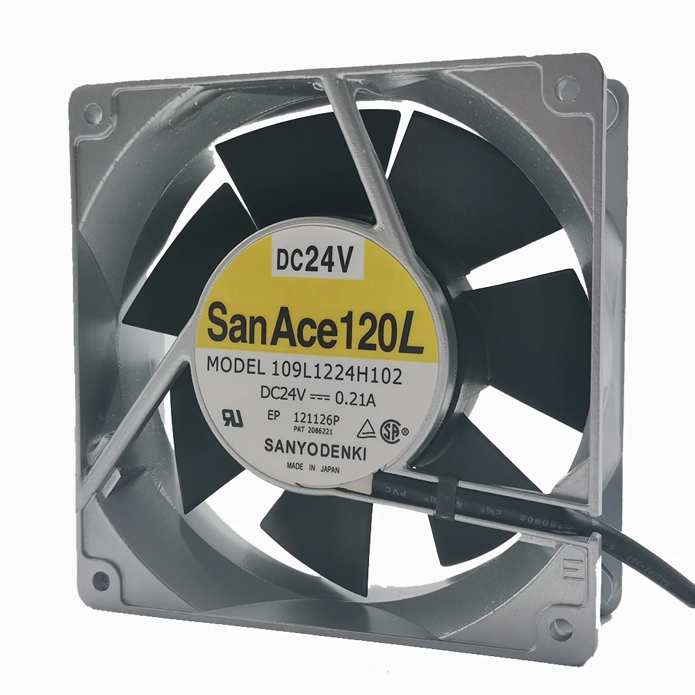 

Новый оригинальный осевой вентилятор охлаждения для Sanyo 12038 24 В с инвертором и алюминиевой рамой 109l1224h102 12 см
