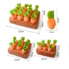 Baby Montessori Toys For Toddler Toys Educational Colorful Shape Toy Pull Carrot Set Counting Discouvery Toys For Kids Learning 2