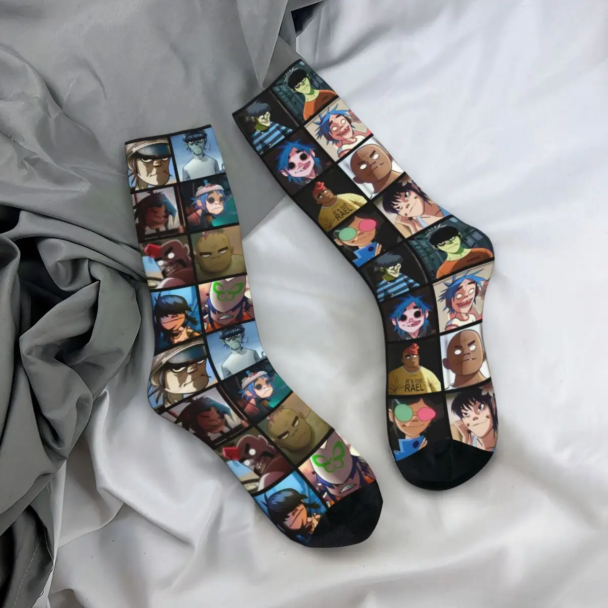 ThisWear Gorilla Gifts Gorilla and Banana Socks Jungle Socks Gorilla Themed  Gifts 2-Pairs Novelty Crew Socks 