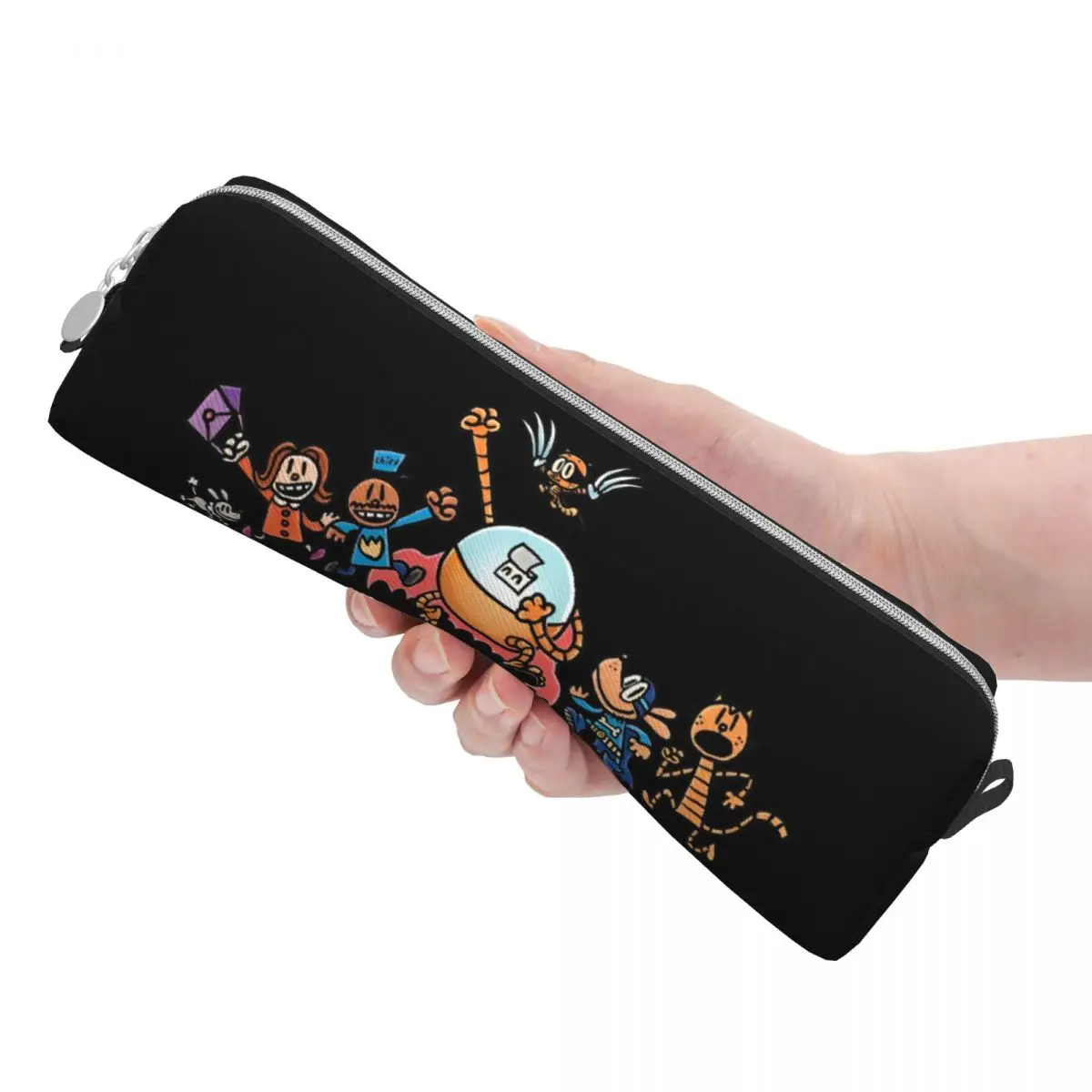 Dog Man Dogman Movie Comic Pencil Case Fashion Cartoon Animals Pen Box Bag Girl Boy Large Storage School Supplies Pencil Box