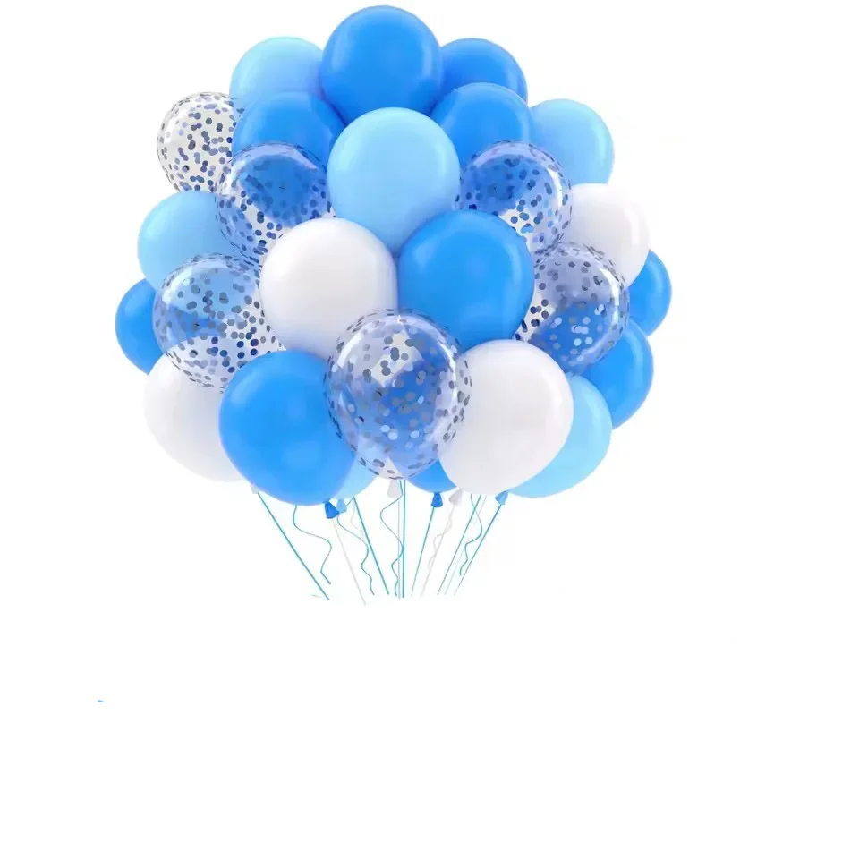 30pcs Pink Blue Metallic Sequin Balloons for Birthday Wedding Graduation Party Balloon Baby Shower Decoration