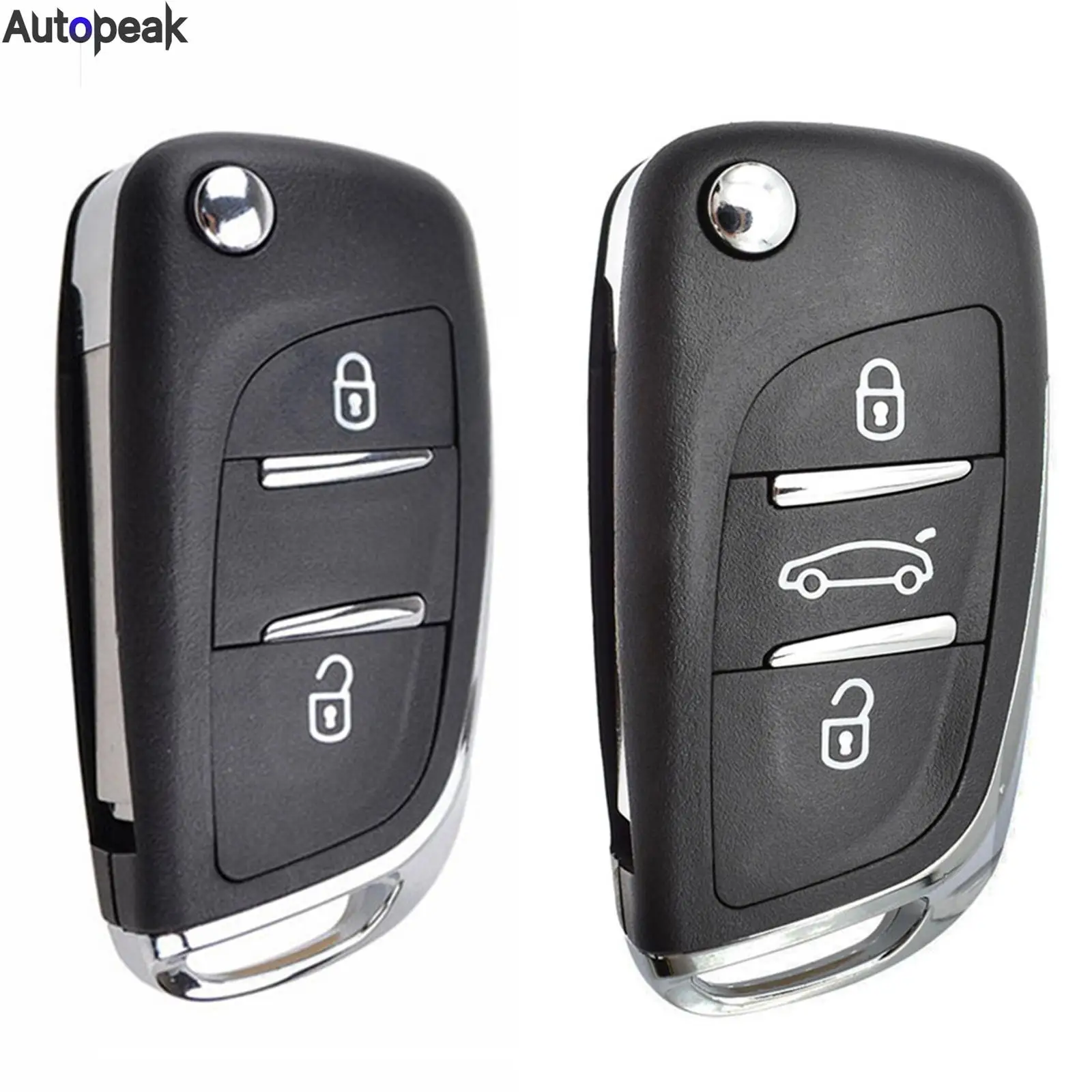 

Чехол-книжка для смарт-ключа, с двумя кнопками