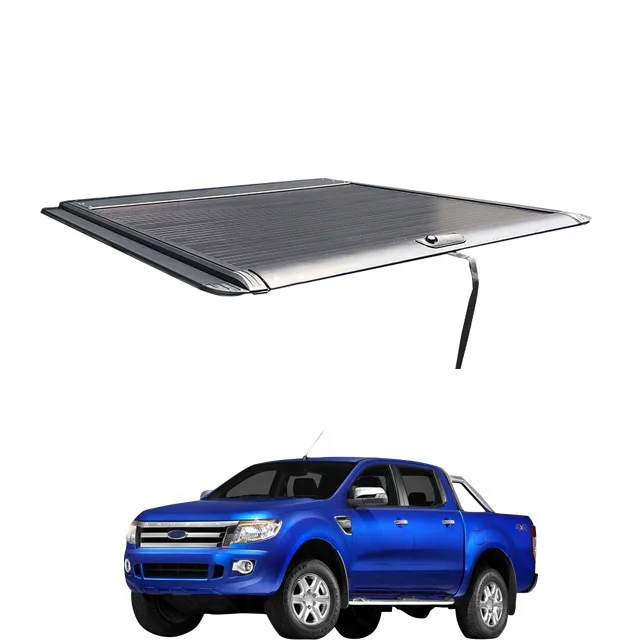 

Pickup Car Hard Tri-fold Aluminum Truck Bed Tonneau Cover For MAZDA BT-50 2015~ON