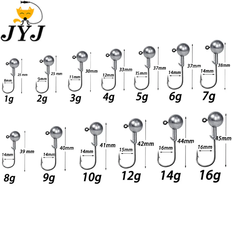 Jig Head Hook Set 1