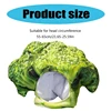 Lovely Broccolis Hat Plush Headgear Birthday Party Hat Role Play Costume Caps 6