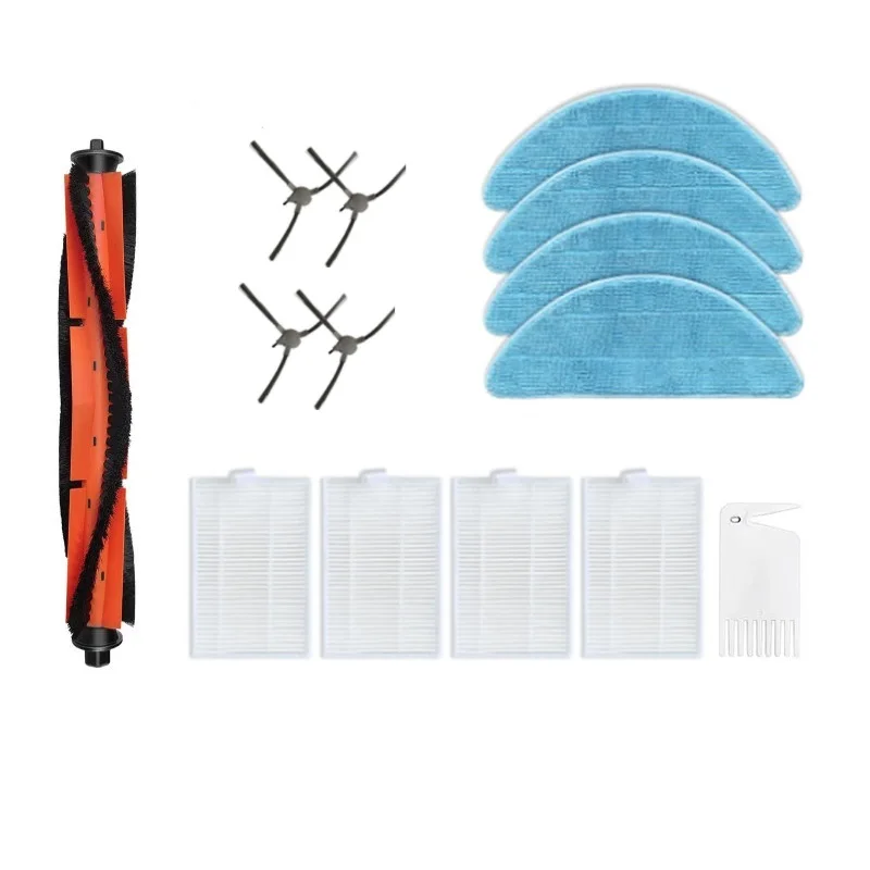 Robot Hepa Filter Side Brush Roll Brush Mop Cloth Per Abir X5,X6,X8 Robot Aspirapolvere Pezzi Di Ricambio Accessori Di Ricambio