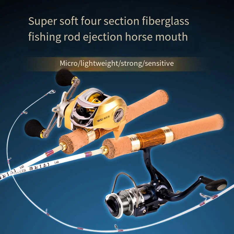 XUL-Ultralight Fishing Rod, Telescopic FRP Carp Pole, Ultra Short, Travel  Sea Spinning, Casting, Lure River, 1.4m, 4 Sections - AliExpress