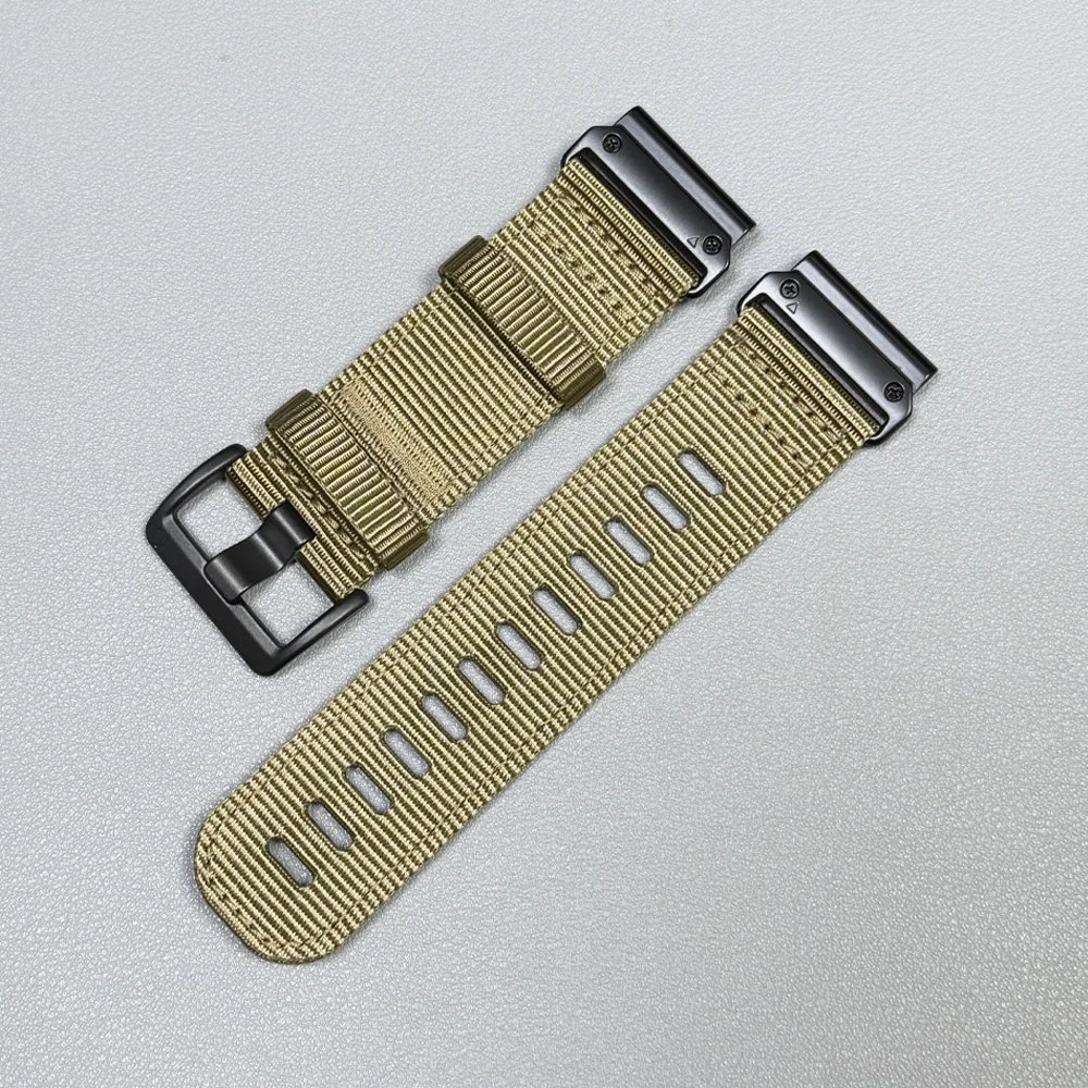 Premium QuickFit Canvas Nylon Woven Watchband - 22mm/26mm Strap