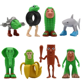 Shark Figurine Tralala Figure Funny Doll Desktop Decoration Tralalero Tralala Figure Articulated Movable 3D Printed Toy