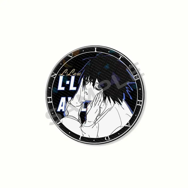クラシックアニメデスノートボタンピンブリキ L 夜神月リューク