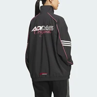 Adidas Originals Trefoil Coupe-vent de course ample à col montant pour femme KG6676 2