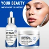 Retinol Cream Serum Combo Set Remove Wrinkle Firming Lifting Whitening Brightening Moisturizing Hyalronic Acid Facial Skin Care 2