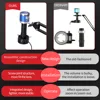 ZONGMAI 1080P 4K FULL HD Industrial Microscope C-Mount Digital Camera Via Type Measurement For PCB Soldering Phone Repair 4