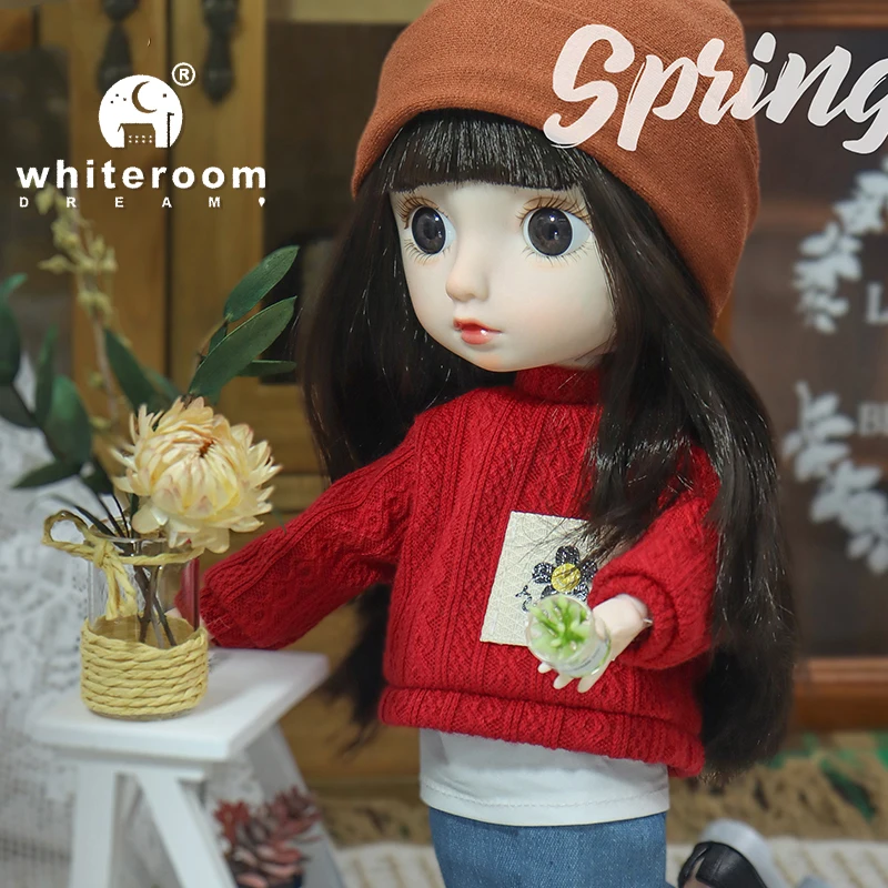 Bjd Dolls 33cm Clothes Full Set 1/6 Kawaii Baby Reborn Dolls Toys