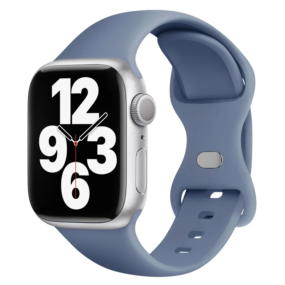 Premium Soft Silicone Smartwatch Band - Versatile Sport Strap Bracelet