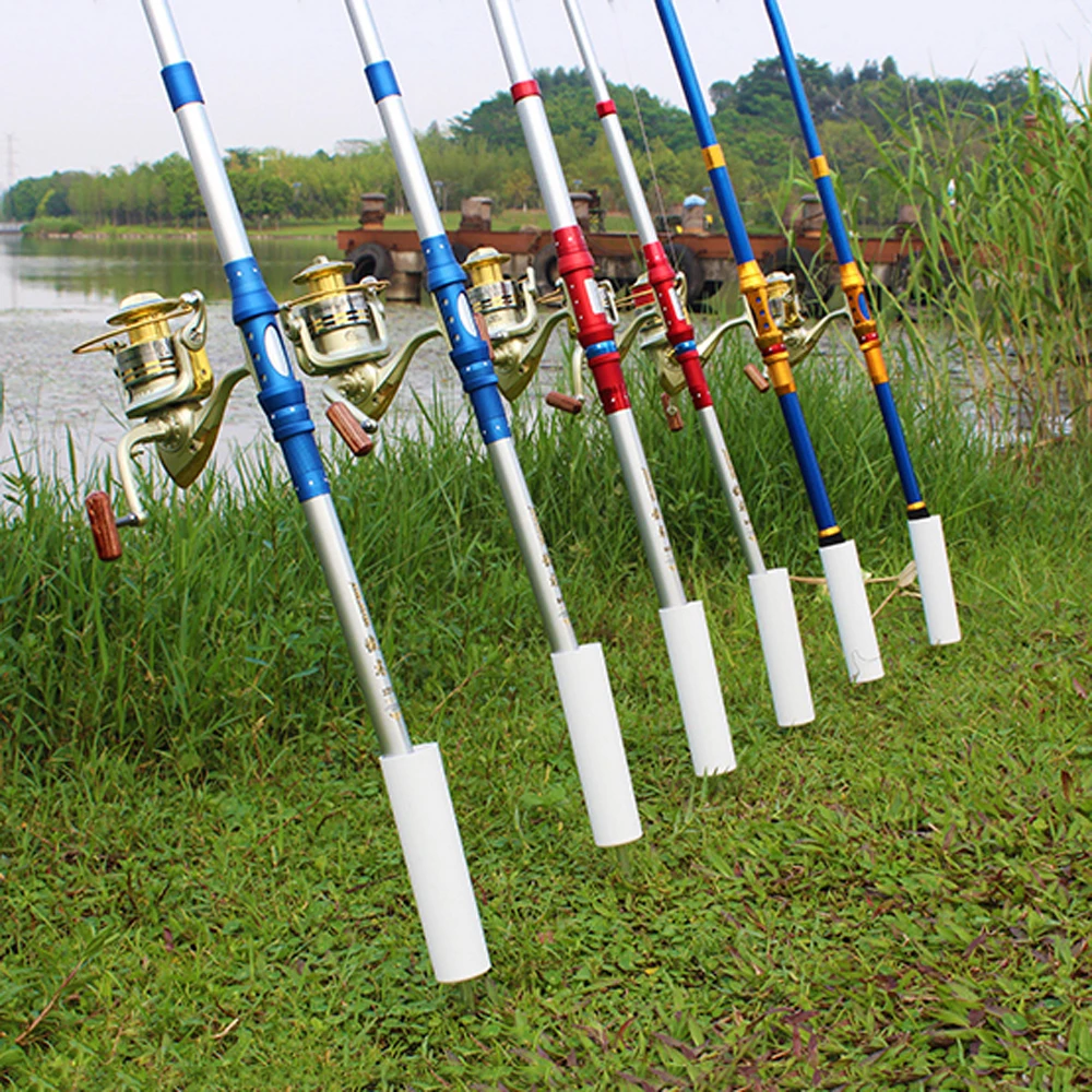 Supporto Per Canna Da Pesca Da Terra, Supporto Multifunzionale Per Canna Da Pesca Con Rotazione Di 180 Gradi, Staffa Telescopica In Acciaio Inox Da 2,1 M, Per Pesca D'acqua E Salata - Foto 6