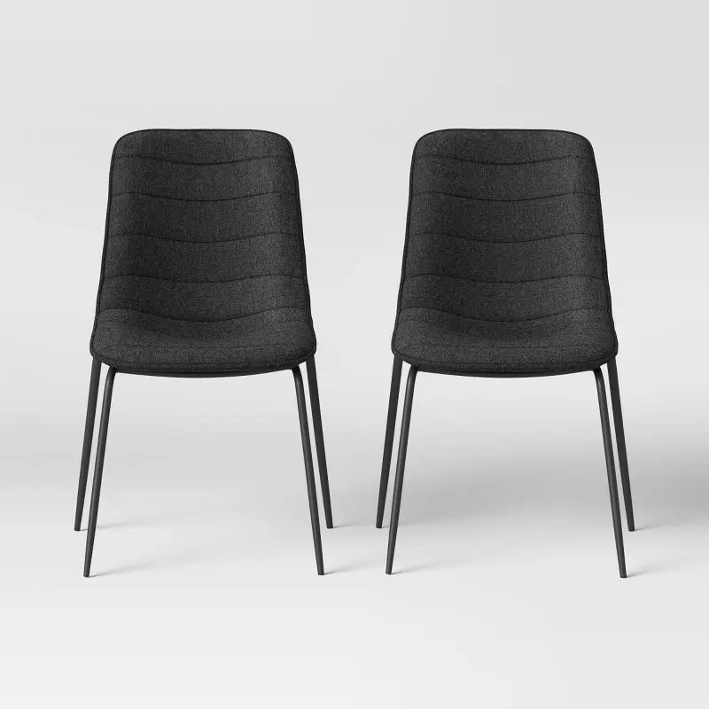 

Dark Gray 2pk Dining Chairs - Contemporary Seating Solution for Meals