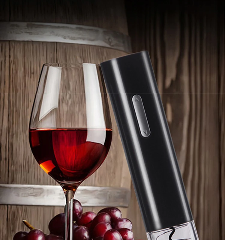Electric Wine Opener Automatic Electric Wine Bottle Corkscrew Opener With Foil Cutter Wine Bottle Opener Kit
