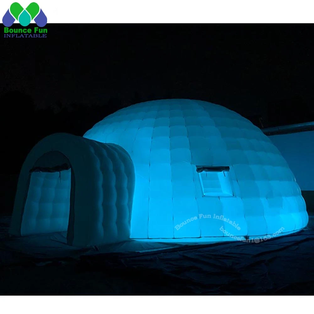 Giant Portable White Inflatable Igloo Tent Outdoor Dome Event Wigwam Air Blower For Advertising And Decoration - Toy - AliExpress
