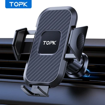 TOPK Auto Locking Car Phone Holder 1