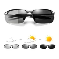 Smart Photochromic Sunglasses Driving Fishing Color Changing Sunglasses Men's Day and Night Vision UV400 Polarized Glasses - Image 3