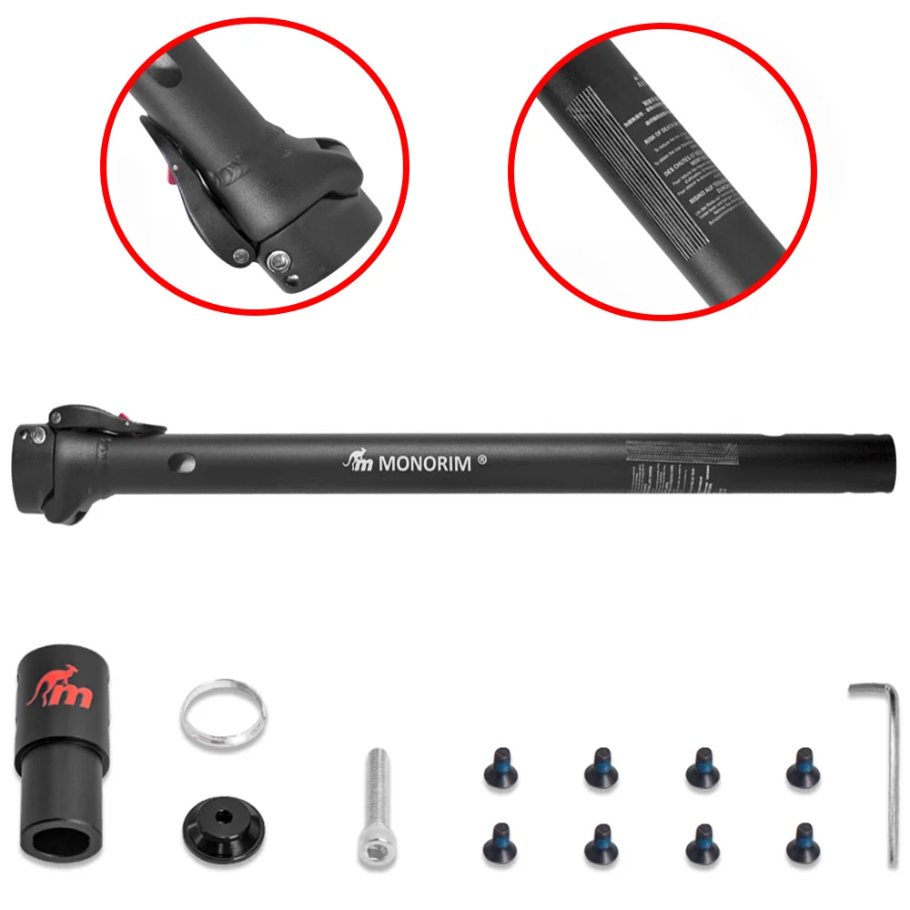 Monorim Mpole V2.1 Base Front Latching Style Sostituzione Del Caricamento Della Colonna Pieghevole Appositamente Per Xiaomi M365/1S/Essential/Pro/Pro2