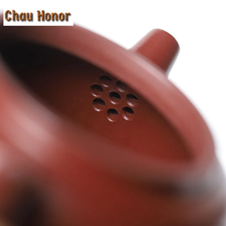 220ml Classic Yixing Purple Clay Teapots Master Handmade Pot Raw Ore Purple Zhu Mud Kettle With Filter Chinese Zisha Tea Set