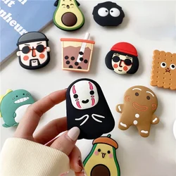 Luxury Cute Cartoon Phone Socket Ring Phone Holder For IPhone Mobile Phone Accessories Phone Stand Holder Car Mount Stand Socket