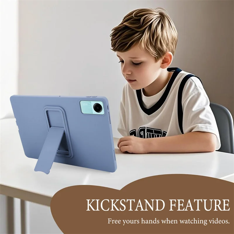 Universal 11-Inch Tablet Case with Airbag Silicone Soft TPU Stand Cover