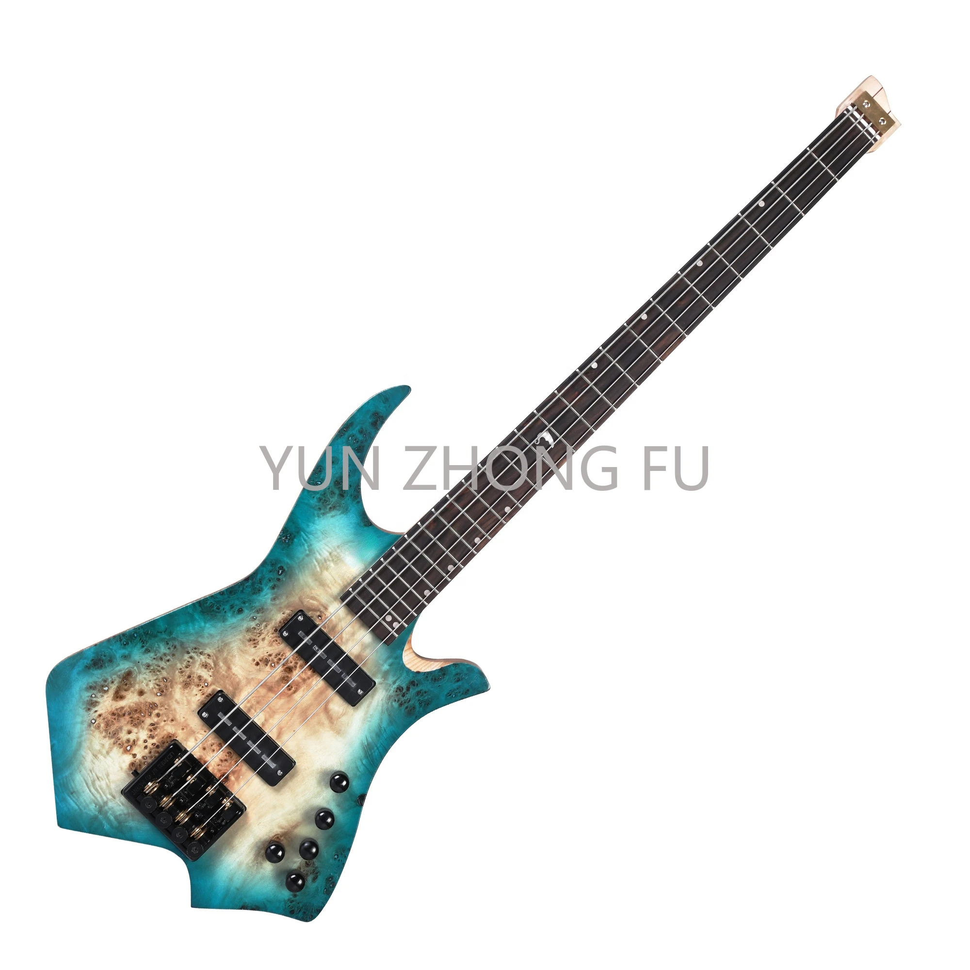 

Musical Instrument Electric Guitar Headless Bass Electric Guitar Stringed Instrument 4 String Guitar