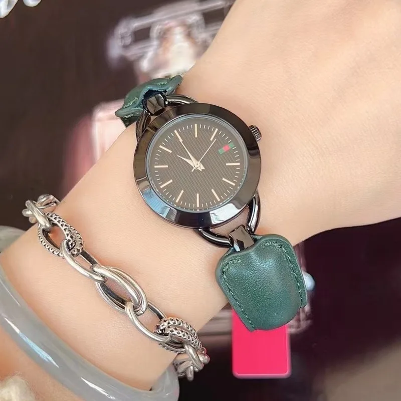 Retro Women Bracelet Watch 3 Bar Waterproof Fashion Lady Clock Luxury Senior Disc Women Scale Quartz Watch Leather Strap Relojes