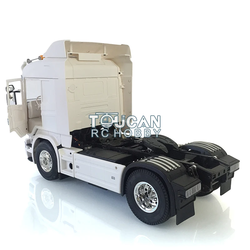 TOUCAN RC 1/14 RC 트랙터 전기 트럭, 원격 제어 자동차, 스포트라이트 후크 에어컨 장난감, 성인용 THZH0980, 4*2