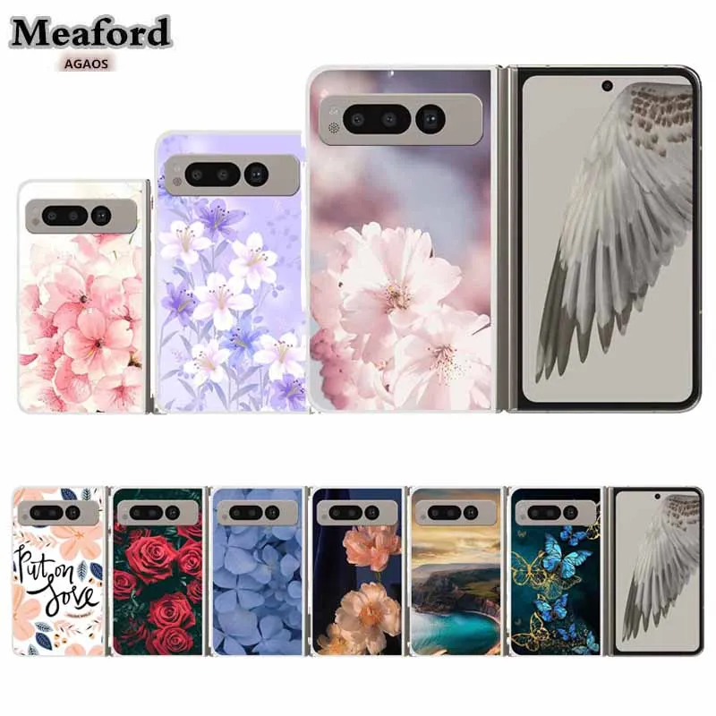 Custodia Per Telefono Di Lusso Per Google Pixel Fold Custodia Protettiva Antiurto Originale Coque G9Fpl Tpu Cover Rigida Trasparente Google Pixel Fold