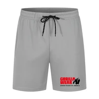 New Shorts For Men Fitness Bodybuilding Man Summer Gyms Workout Men's Mesh Quick Dry Sport Pant Gorilla Sportswear 2