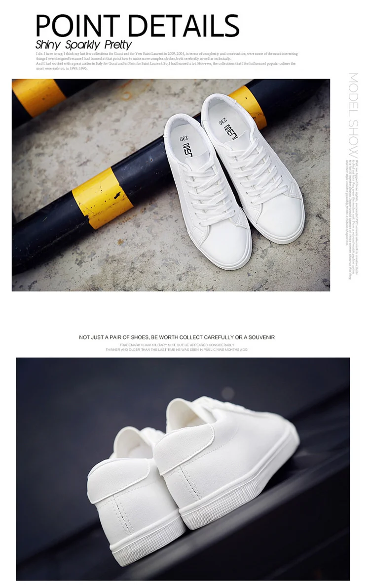 2021 new spring tenis feminino lace-up white shoes woman PU Leather solid color female shoes casual women shoes white sneakers