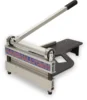 Ultra-Lite Flooring Cutter 13", Cuts Vinyl Plank, Laminate, Engineered Hardwood, Siding, and More - Honing Stone Included 1