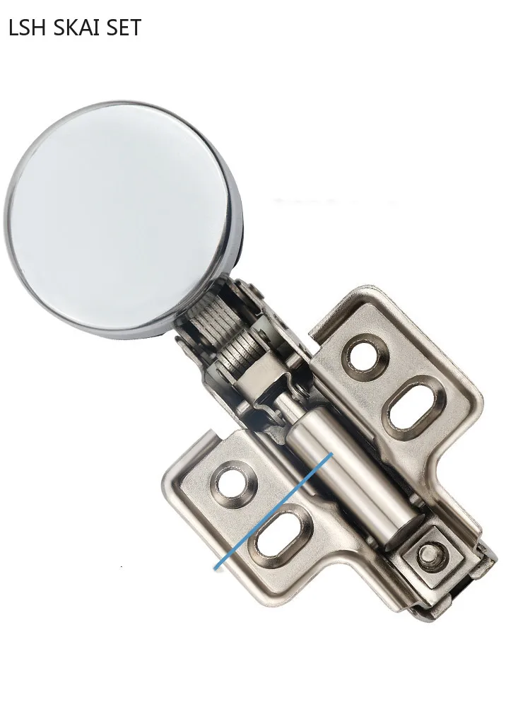 Door Hinges 2pcs Glass Door Hydraulic Soft Closing Concealed Hinge Furniture Hardware Damper Hinge Screw