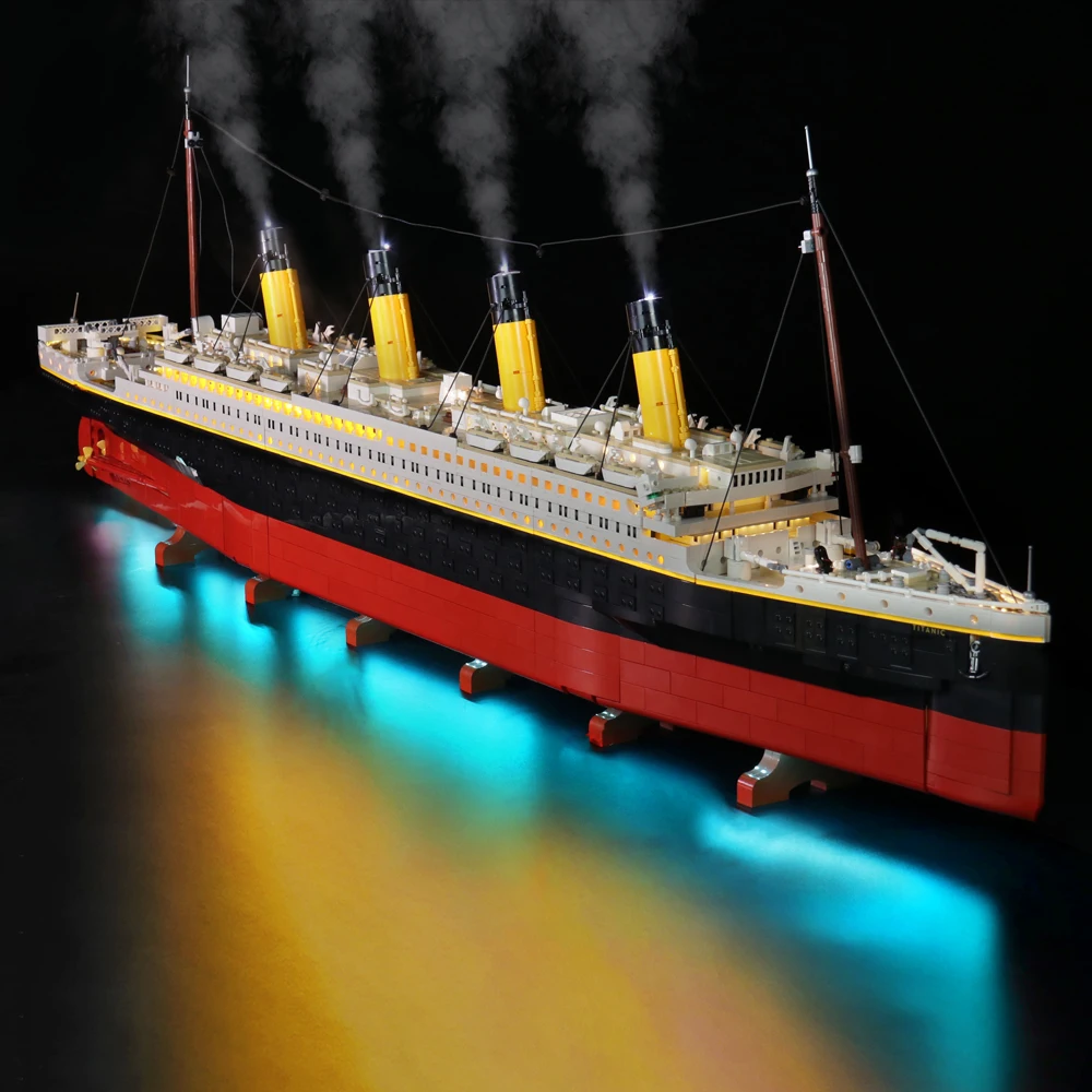 Vonado Set di illuminazione a LED per il 10294 Titanic Kit di luci  giocattolo per navi da collezione, non incluso il modello di Building Block  - AliExpress