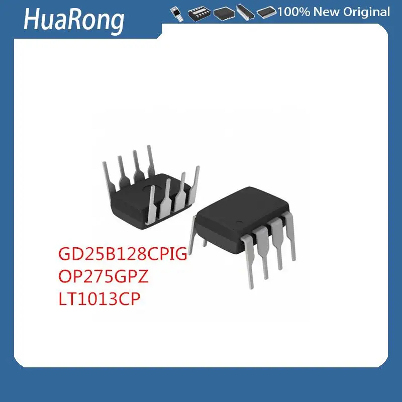 

5 шт./партия GD25B128CPIG GD25B128CP1G OP275GPZ LT1013CP DIP-8