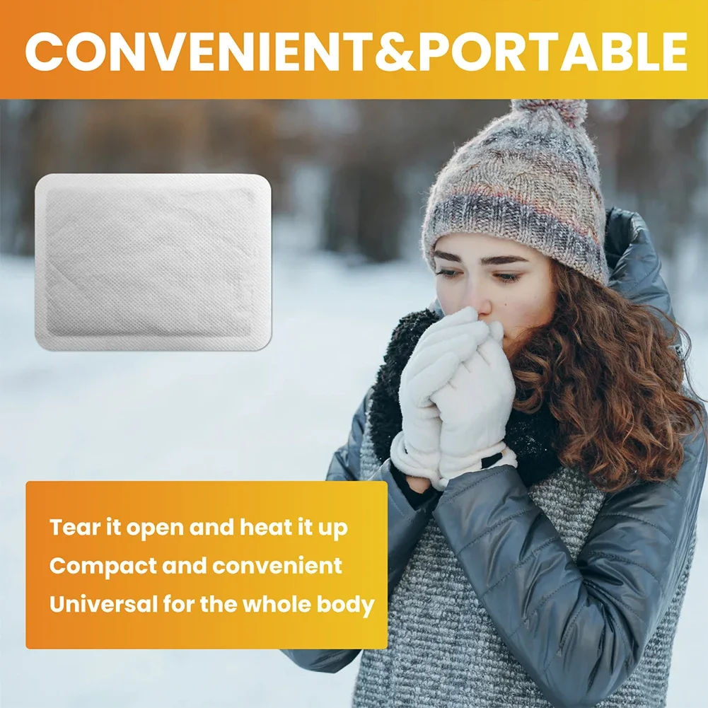 2-80PCS Warm Baby Stickers Long Lasting Disposable Heating Pack Body Warmer Patch Self-heating Warming Patches Hand Foot Warmers
