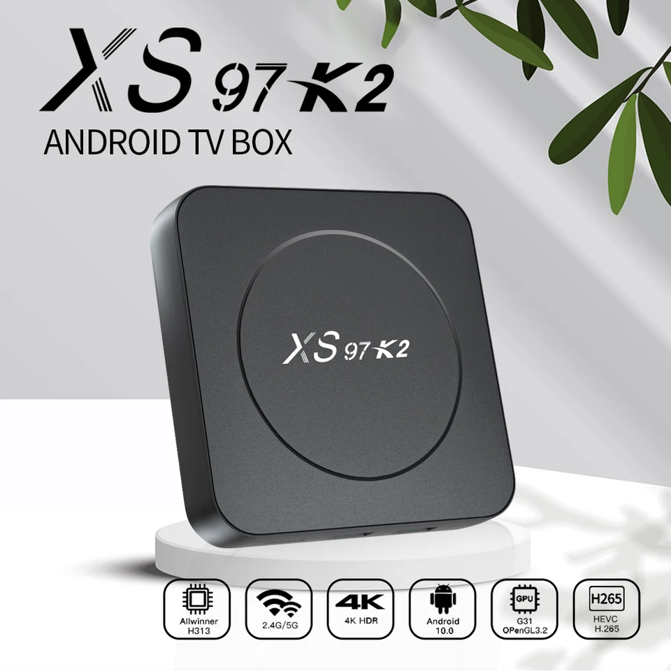 XS97 K2 Android 10.0 Smart TV Box Allwinner H313 Quad Core